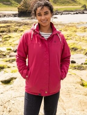 NWOT Womens Lighthouse Eva Coat in Burgundy